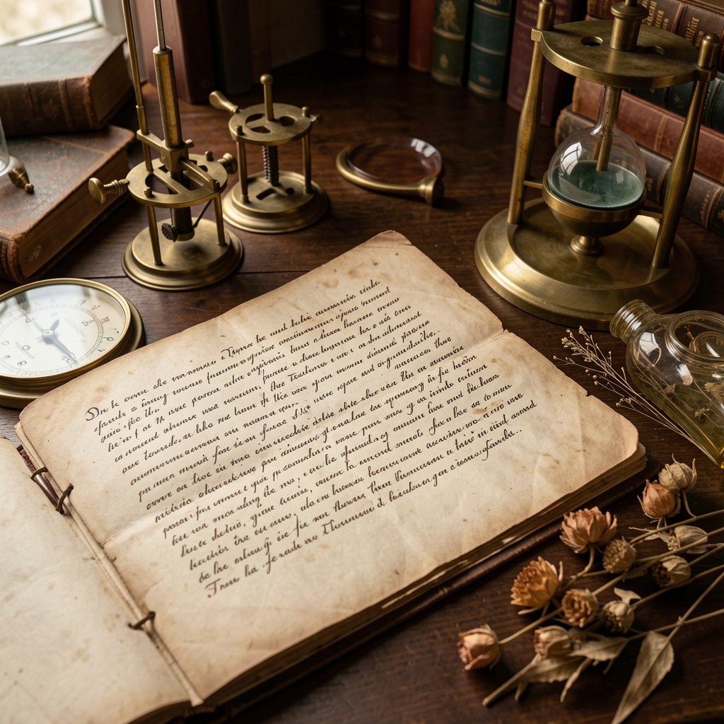 Antique sepia-toned photograph of a traditional apothecary with rows of glass jars, dried herbs, and aged wooden shelving evoking historical health practices